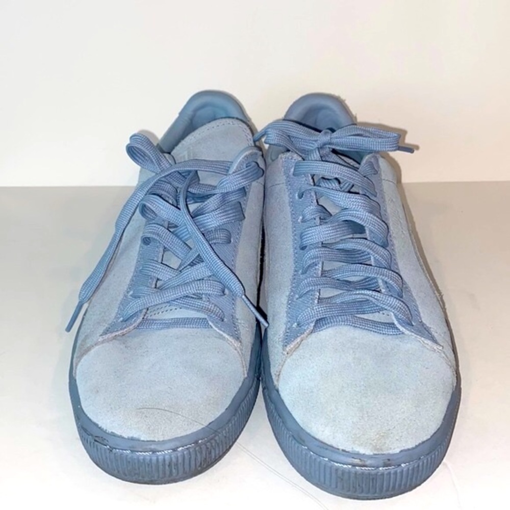 Puma Men's Classic Tonal Suede Blue Fog Ankle-High Sneaker